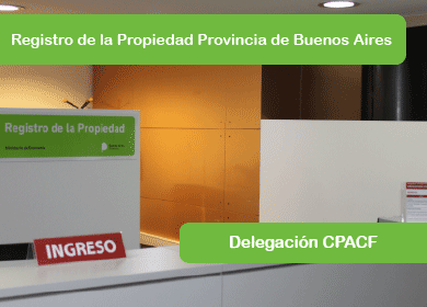 REGISTRO DE LA PROPIEDAD DE LA PROVINCIA DE BUENOS AIRES